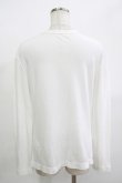 画像3: Jane Marple / ロゴプリントのロングスリーブトップス  白 H-25-12-11-065-JM-TO-KB-ZH (3)