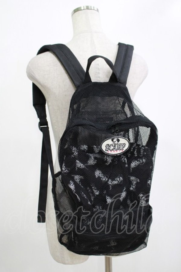 画像1: Candy Stripper / SCAMP CANDYS MESH BACKPACK  ブラック H-25-12-11-067-PU-BG-KB-ZH (1)