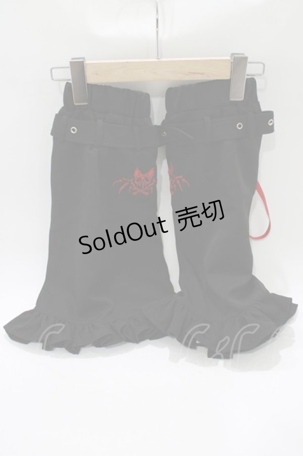 画像2: Grrr the Lipper / 魔界学園レッグウォー魔ァ  ブラック×レッド H-25-12-11-069-PU-ZA-KB-ZH (2)