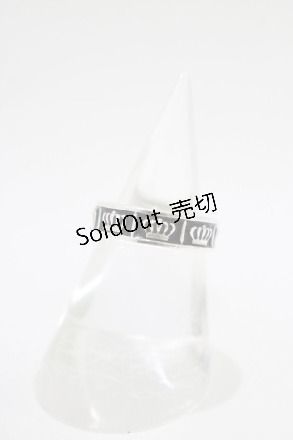 画像1: Justin Davis / OBSESSIONリング S(約9号) シャイニーBLACK H-25-12-11-071-SL-AC-KB-ZH (1)