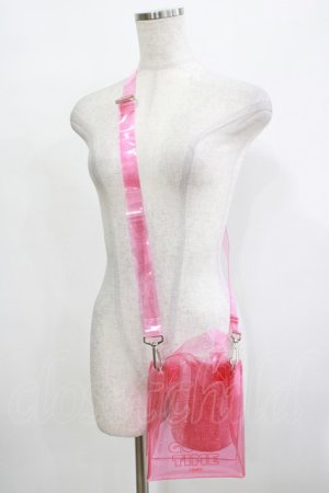 画像: Candy Stripper / GOOD TIME CLEAR SHOULDER BAG  ピンク H-25-12-11-072-PU-BG-KB-ZH