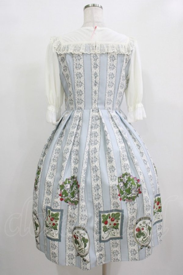 画像3: Melody BasKet / Berry galleryチュール切替ワンピース M サックス H-25-12-11-001-LO-OP-KB-ZH (3)