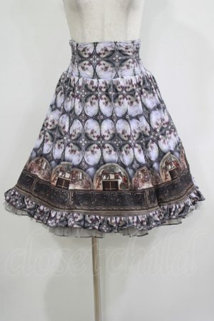 画像: Ozz On / リバーシブルスカート  宗教画プリント×グレー H-25-12-11-010-OO-SK-KB-ZH