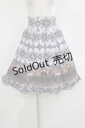 画像: Ozz On / リバーシブルスカート  宗教画プリント×グレー H-25-12-11-010-OO-SK-KB-ZH
