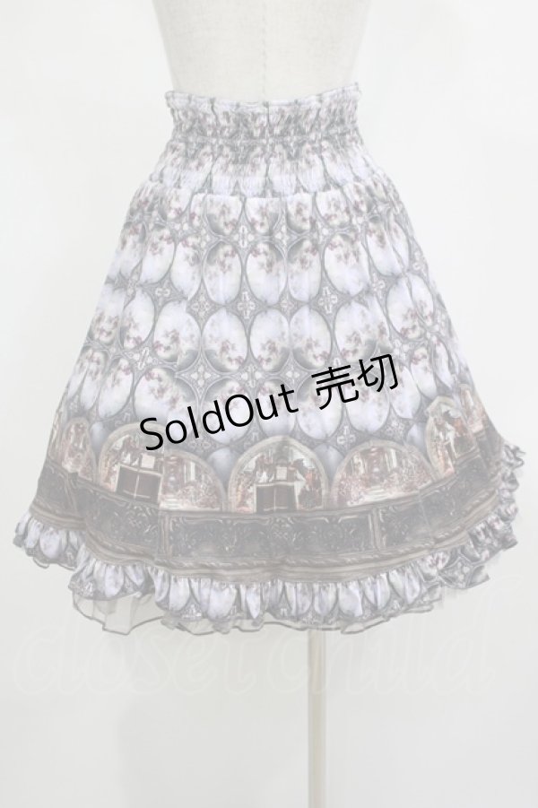 画像3: Ozz On / リバーシブルスカート  宗教画プリント×グレー H-25-12-11-010-OO-SK-KB-ZH (3)