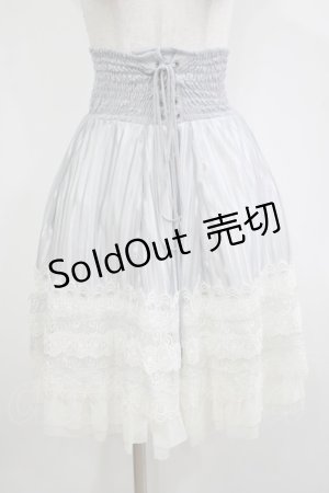 画像: Ozz oneste / シアーストライプスカート  グレー H-25-12-11-015-OO-SK-KB-ZT465