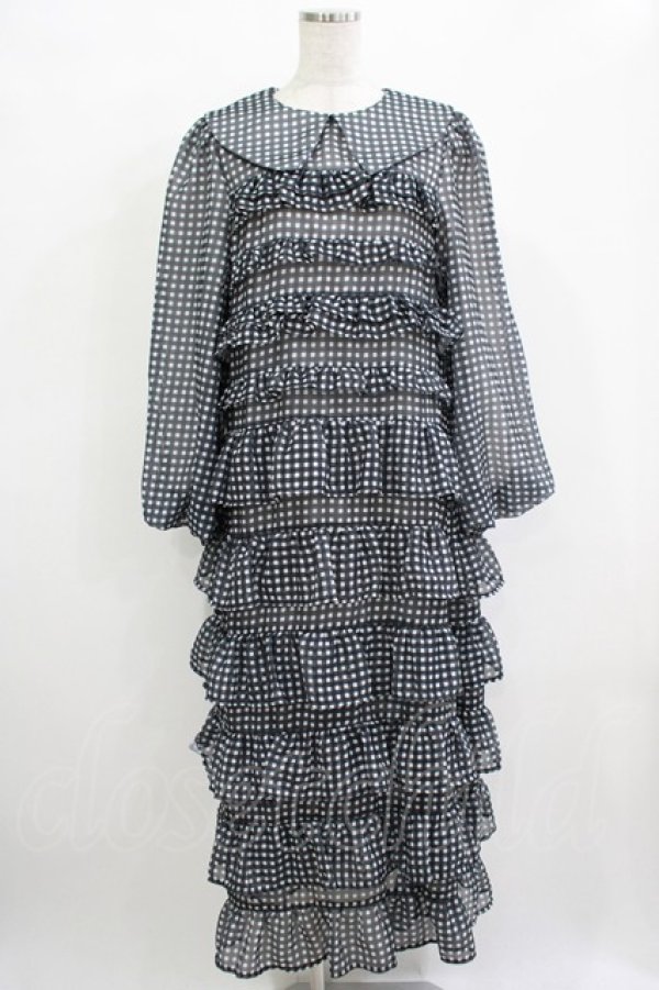 画像1: Candy Stripper / MY SWEETIE DRESS  ブラック H-25-12-11-017-PU-OP-KB-ZH (1)