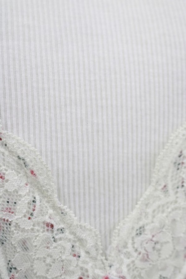 画像4: Candy Stripper / LINGERIE LAYERED DRESS 2 オフ H-25-12-11-018-PU-OP-KB-ZH (4)