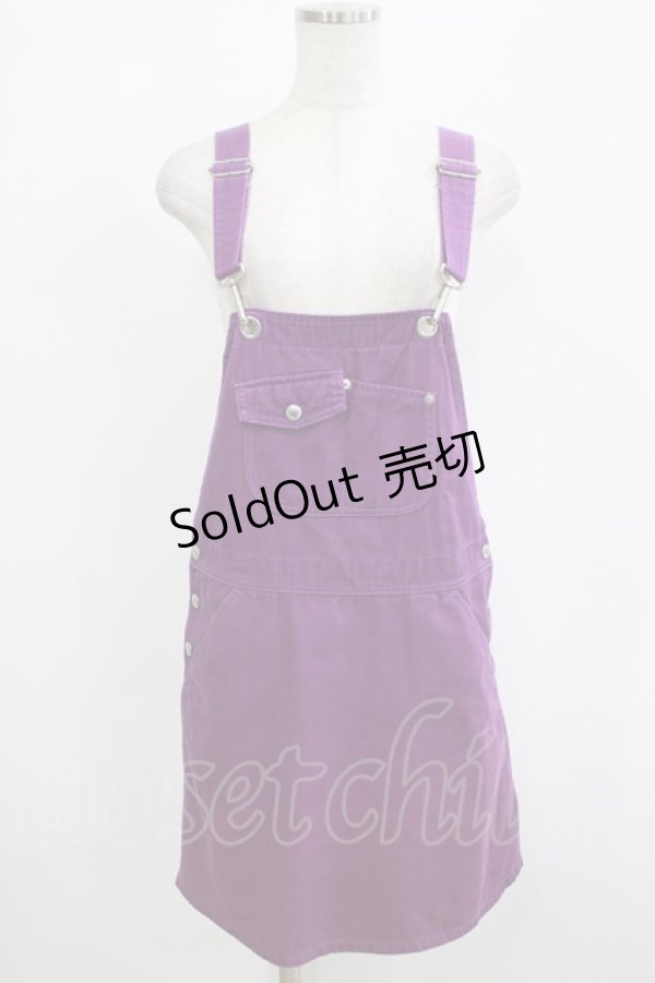 画像1: Candy Stripper / OVERPLAY JUMPER SKIRT  PURPLE H-25-12-11-025-PU-OP-KB-ZH (1)