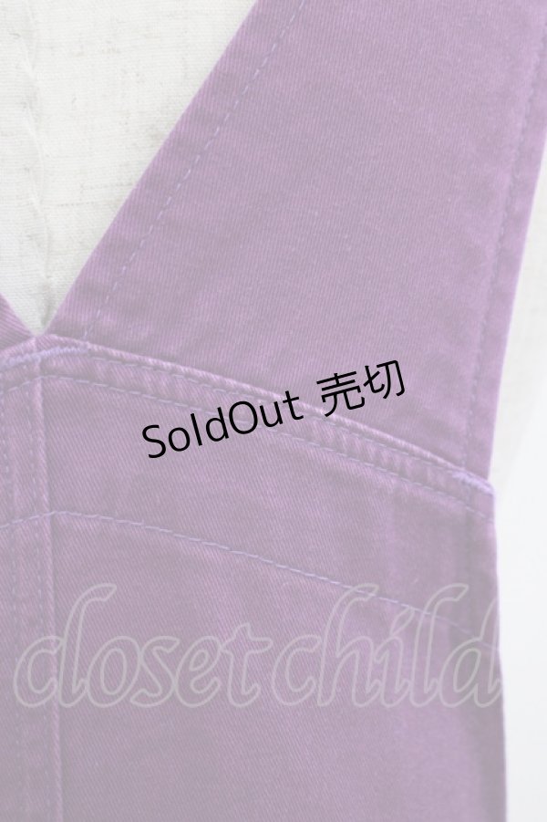 画像4: Candy Stripper / OVERPLAY JUMPER SKIRT  PURPLE H-25-12-11-025-PU-OP-KB-ZH (4)