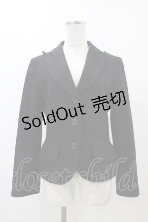 画像: BPN / ジャガードウールジャケット  ブラック H-25-12-12-038-GO-JA-KB-ZH