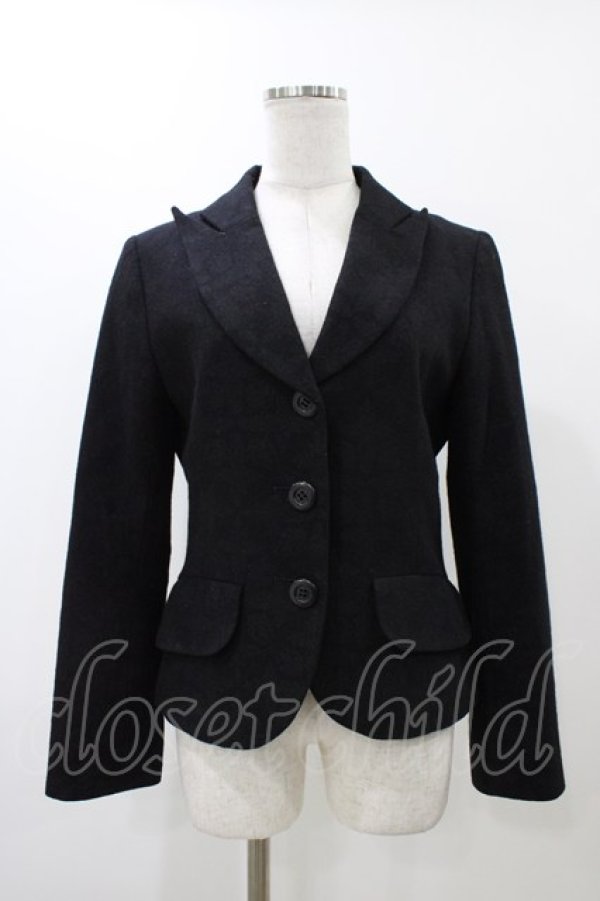 画像1: BPN / ジャガードウールジャケット  ブラック H-25-12-12-038-GO-JA-KB-ZH (1)