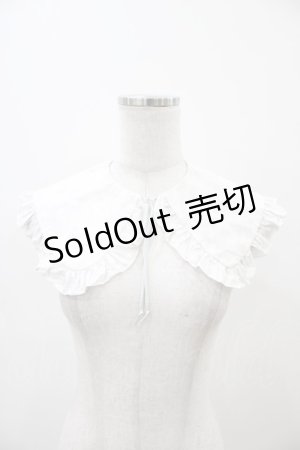 画像: LAND by MILK BOY / LANDつけ襟  ホワイトベース H-25-12-12-006-0-ZA-KB-ZH