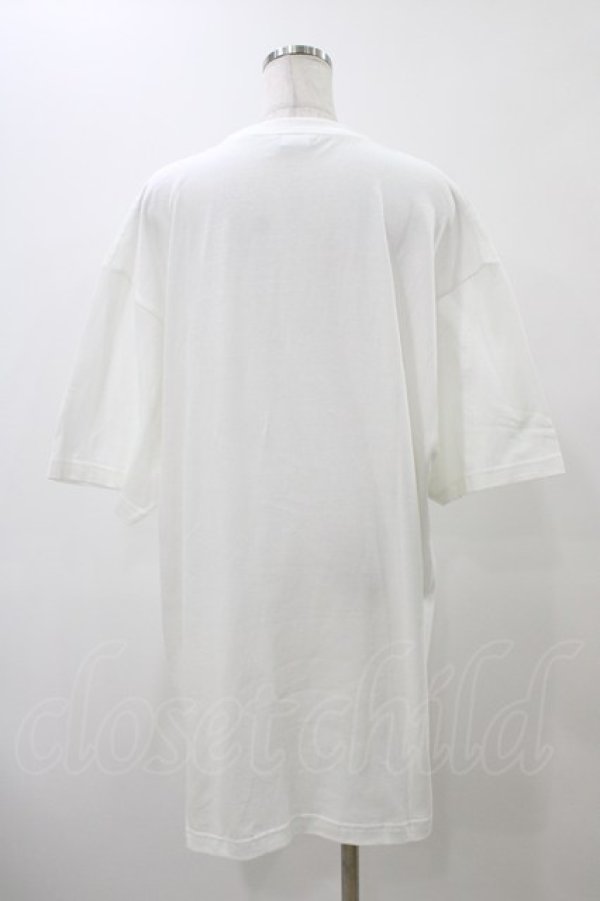 画像2: NieR CLOTHING / プリントCOTTON CUTSEW XXXL ホワイト H-25-12-12-045-PU-TO-KB-ZT368 (2)