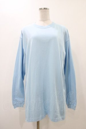 画像: NieR Clothing / BACK PRINT CUTSEW  ブルー H-25-12-12-047-PU-TO-KB-ZH