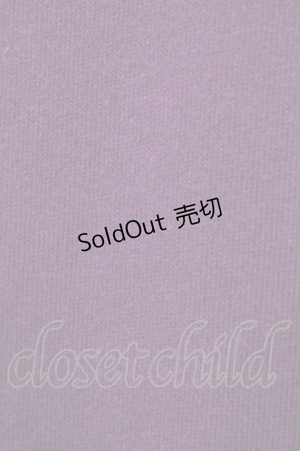 画像3: Candy Stripper / YOUR ALLY SWEATワンピース  パープル H-25-12-12-049-PU-OP-KB-ZH (3)