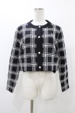 画像1: NieR CLOTHING / ポケット付き高品質ショート丈カーディガン  ブラック H-25-12-12-057-PU-TO-KB-ZH (1)