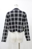 画像2: NieR CLOTHING / ポケット付き高品質ショート丈カーディガン  ブラック H-25-12-12-057-PU-TO-KB-ZH (2)