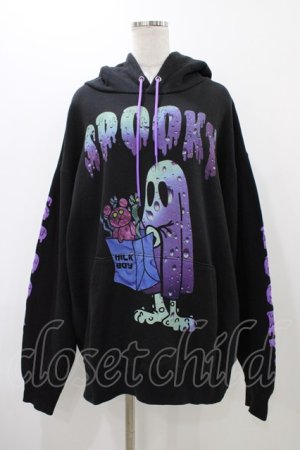 画像: MILKBOY / SPOOKYパーカー  ブラック H-25-12-12-059-MB-TO-KB-ZH