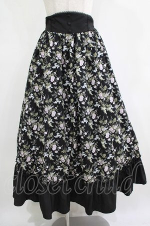 画像: Kurumi Collaboration / KRハナガラHWフレアSK S ブラック H-25-12-12-1004-GO-SK-NS-ZH