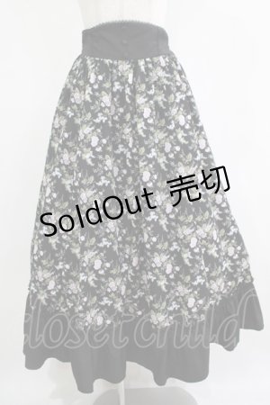 画像: Kurumi Collaboration / KRハナガラHWフレアSK S ブラック H-25-12-12-1004-GO-SK-NS-ZH