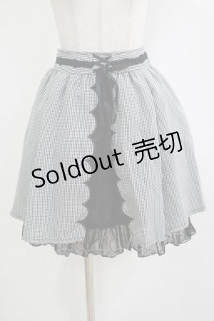 画像: axes femme POETIQUE / ギンガム×レーススカート M ブラック H-25-12-12-1038-AX-SK-NS-ZH