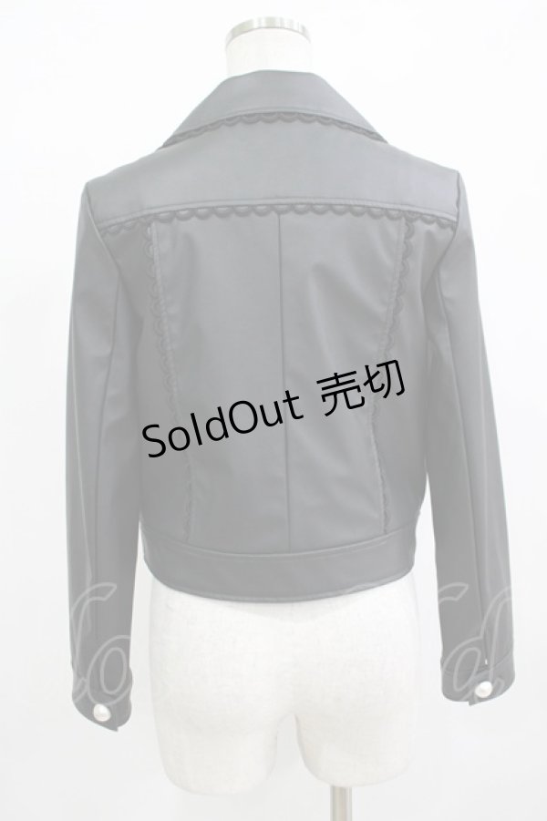 画像3: Angelic Pretty / Doll’s Ribbonライダースジャケット Free ブラック H-25-12-12-1042-AP-JA-NS-ZH (3)