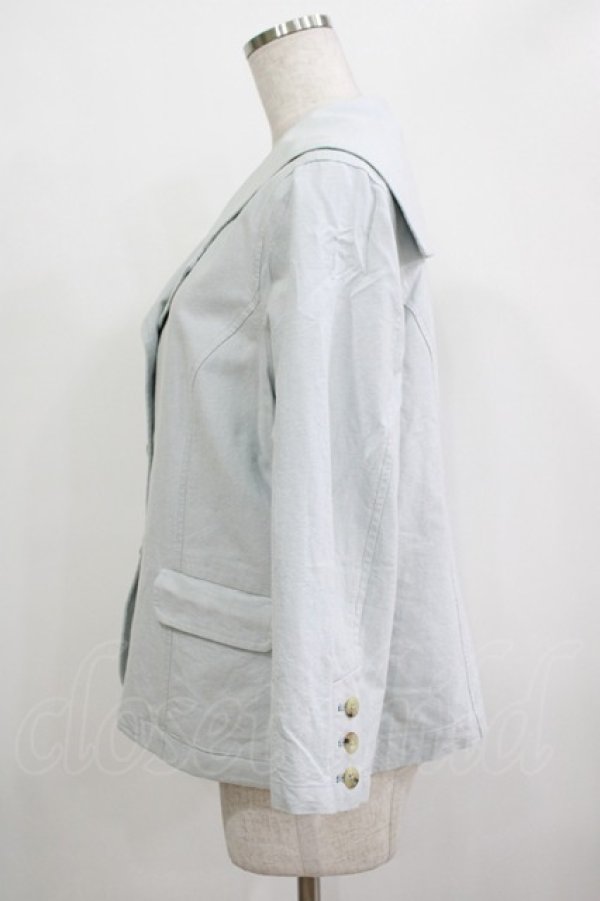 画像2: PINK HOUSE / セーラージャケット L ブルー H-25-12-12-1043-LO-JA-NS-ZH (2)