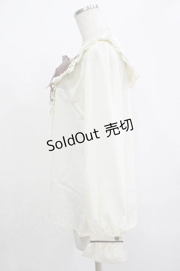 画像2: Amavel / 不思議の扉ブラウス Free 生成り H-25-12-12-1047-CA-BL-NS-ZH (2)