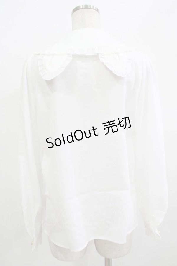 画像3: Amavel / Wonder Kitten ねこみみブラウス Free オフ/ブラック H-25-12-12-1050-CA-BL-NS-ZH (3)