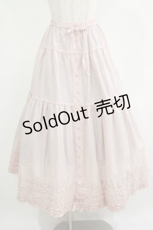画像: PINK HOUSE / フリル使いティアードスカート F ピンク H-25-12-12-1006-LO-SK-YZ-ZH