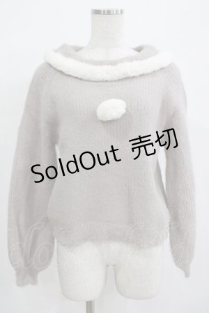 画像: Amavel / Wonder bunnyフェザーニット Free ブラウン H-25-12-12-1061-CA-BL-NS-ZH