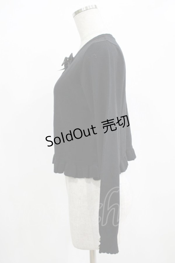 画像2: m petit by misako / TT*AOKリボンツキCD S ブラック H-25-12-12-1065-LO-TO-NS-ZH (2)