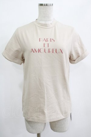 画像: an another angelus / モックネックロゴT Free PINK BEIGE H-25-12-12-1068-CA-TO-NS-ZH