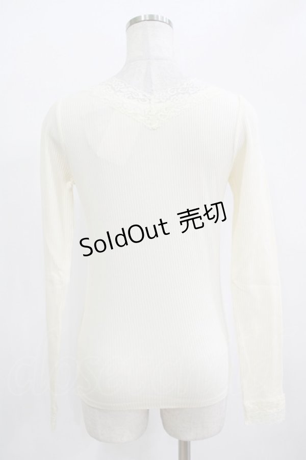 画像3: Amavel / ドットリボントップス Free アイボリー H-25-12-12-1072-CA-TO-NS-ZH (3)