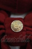 画像2: Amavel / 金ボタンリボンストール  ボルドー H-25-12-12-1075-CA-ZA-NS-ZH (2)