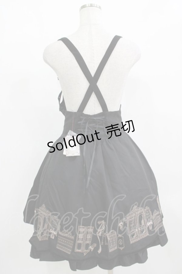 画像3: Amavel / 不思議の扉ジャンパースカート Free ブラック H-25-12-12-1012-CA-OP-NS-ZH (3)