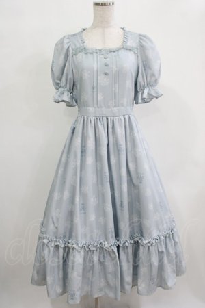 画像: m petit by misako / AOKハナガラスクエアワンピース S サックス H-25-12-12-1002-LO-OP-NS-ZH