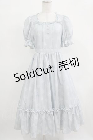 画像: m petit by misako / AOKハナガラスクエアワンピース S サックス H-25-12-12-1002-LO-OP-NS-ZH