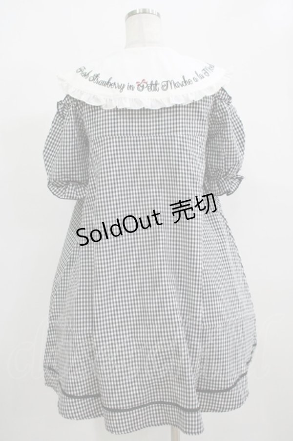 画像3: Amavel / いちご摘みの肩あきAラインワンピース Free ブラック H-25-12-12-1019-CA-OP-NS-ZH (3)