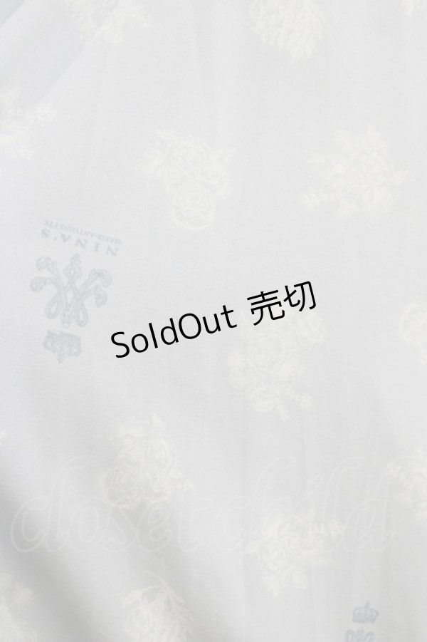 画像4: m petit by misako / AOKハナガラスクエアワンピース S サックス H-25-12-12-1002-LO-OP-NS-ZH (4)