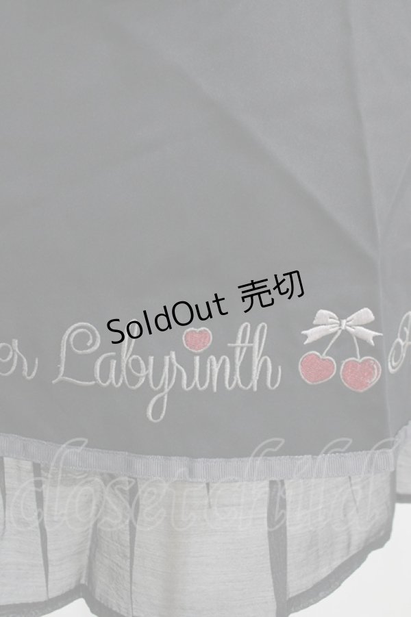 画像4: Amavel / Cherry Ribbonスカート Free ブラック H-25-12-12-1027-CA-SK-NS-ZH (4)