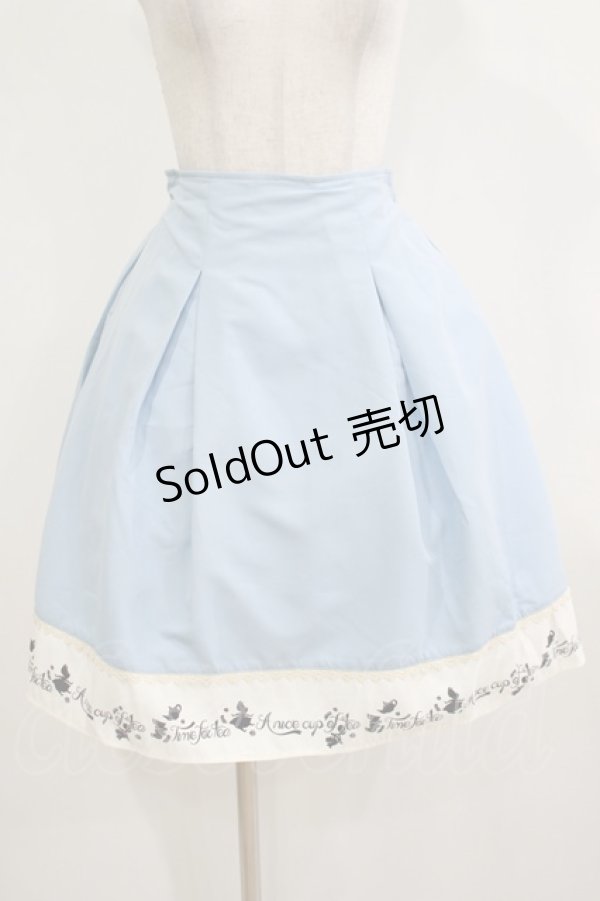 画像1: axes femme POETIQUE / 不思議の国のアリススカート M サックス H-25-12-12-1029-AX-SK-NS-ZH (1)