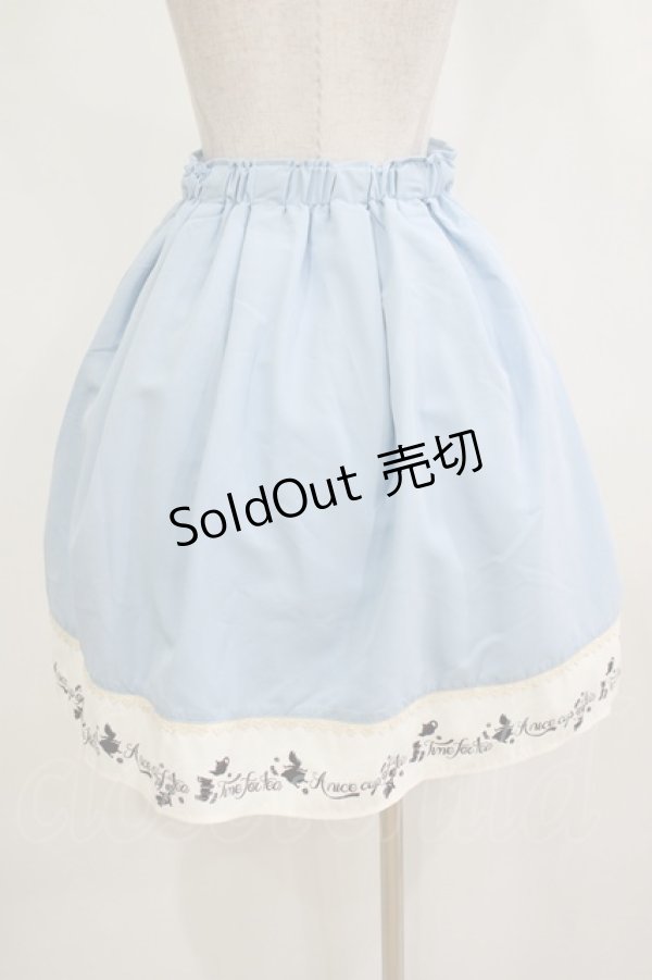 画像3: axes femme POETIQUE / 不思議の国のアリススカート M サックス H-25-12-12-1029-AX-SK-NS-ZH (3)