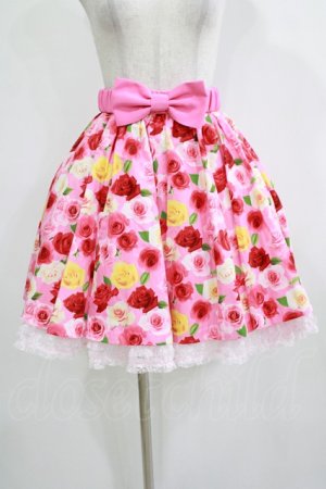 画像: Angelic Pretty / ドレッシーローズスカート Free ピンク H-25-12-12-1030-AP-SK-NS-ZH