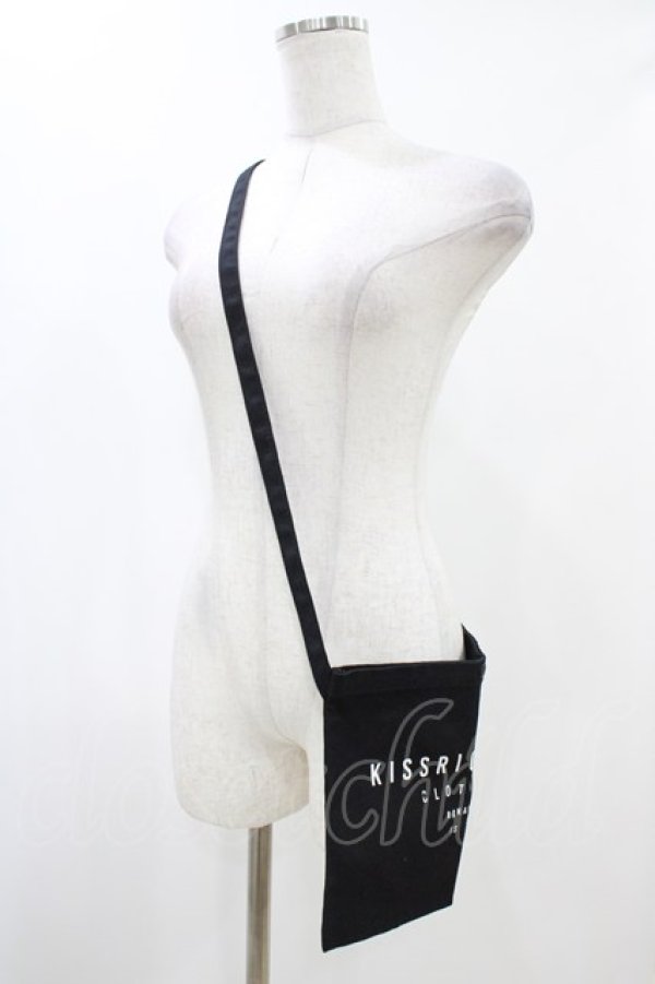 画像2: KRY CLOTHING / プリントサコッシュ  黒 H-25-12-12-014-EL-BG-KB-ZH (2)