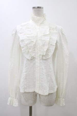 画像: Moi-meme-Moitie / プリーツフリルブラウス 2 オフ H-25-12-12-023-MO-BL-KB-ZH