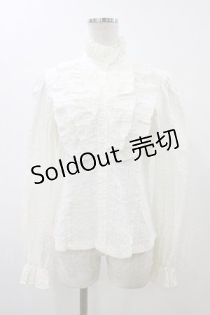 画像: Moi-meme-Moitie / プリーツフリルブラウス 2 オフ H-25-12-12-023-MO-BL-KB-ZH