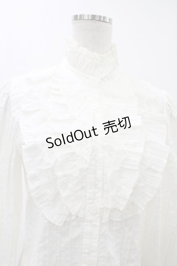 画像4: Moi-meme-Moitie / プリーツフリルブラウス 2 オフ H-25-12-12-023-MO-BL-KB-ZH (4)