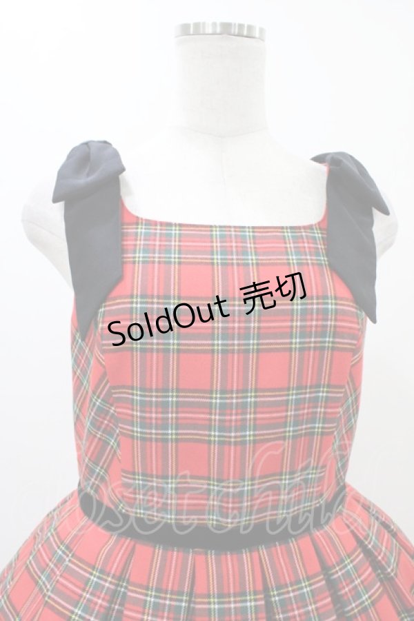 画像4: Emily Temple cute / Holidayノースリーブワンピース  レッド H-25-12-12-024-ET-OP-KB-ZH (4)